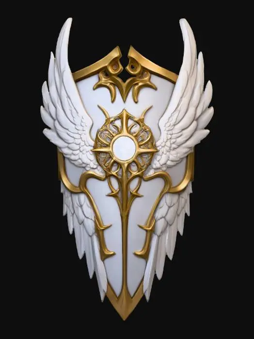 3D model for Winged Radiance Shield