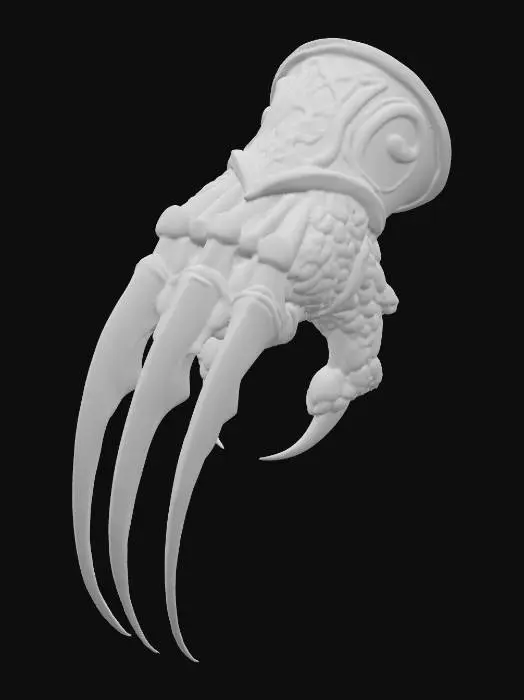 3D model for Golden Claw Gauntlet
