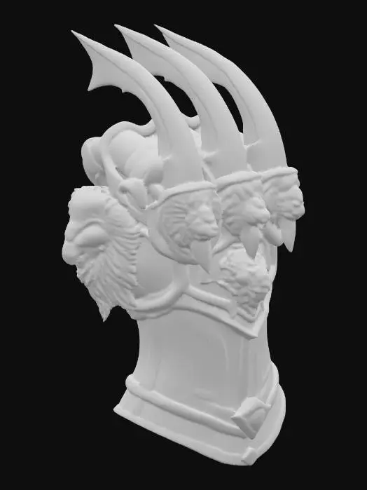 3D model for Lion's Claw Gauntlet