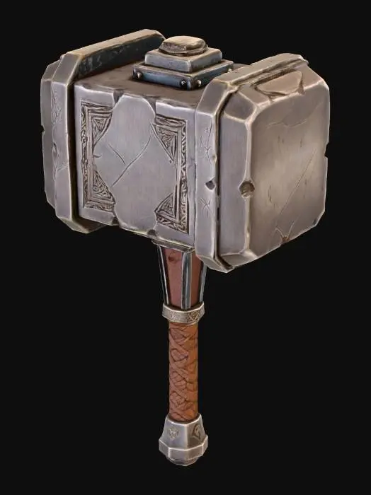 3D model for Mjolnir