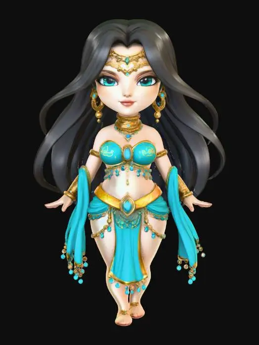 3D model for Mystical Dancer