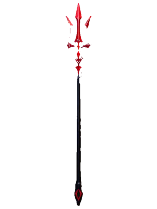 Inferno Trident - Devil 3D model, vytvořený pomocí AI