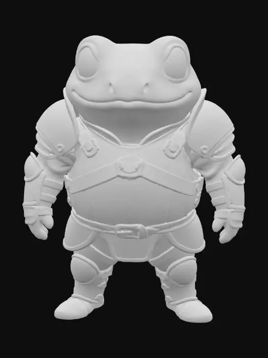 3D model for Frog Knight