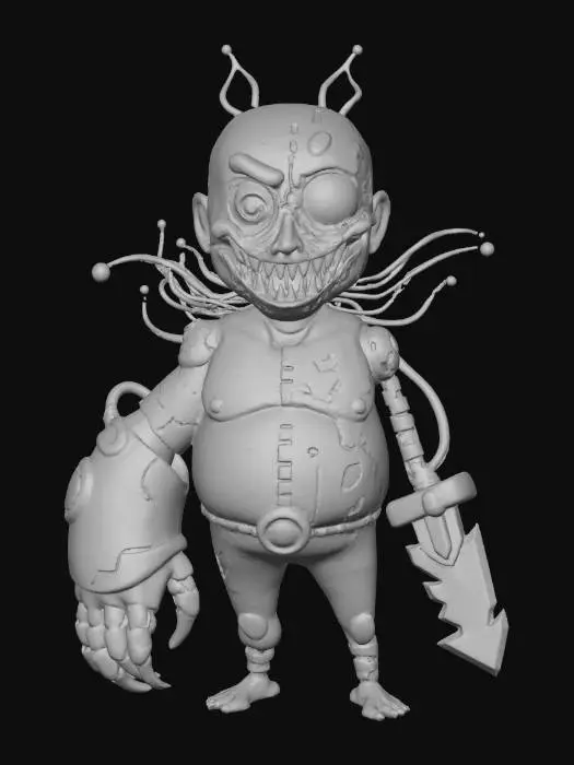 3D model for Cyber Jester