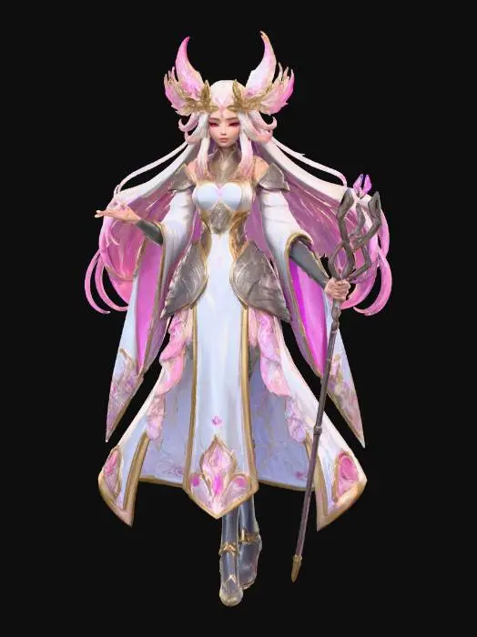 3D model for Starlight Sorceress