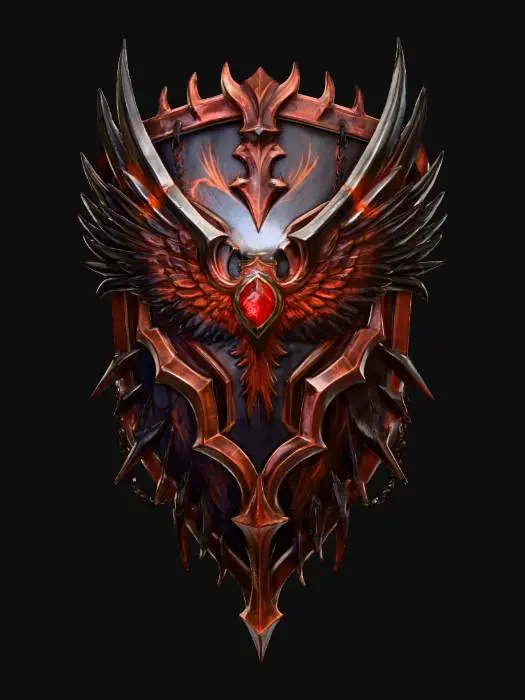 3D model for Eternal Phoenix Crest