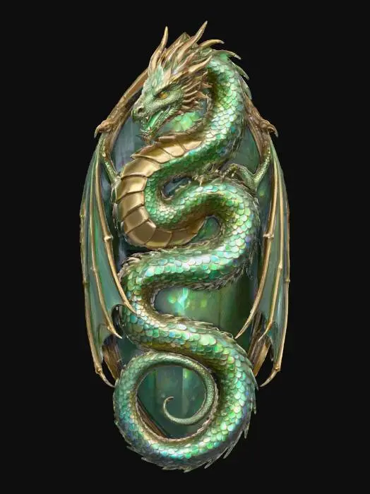 3D model for Emerald Sentinel