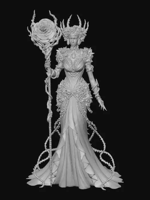 3D model for Rose Thorn Sovereign, #villain#