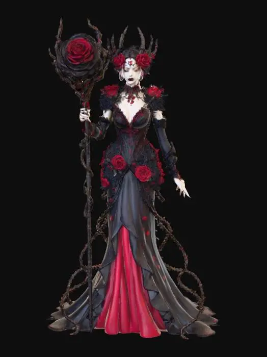 3D model for Rose Thorn Sovereign, #villain#