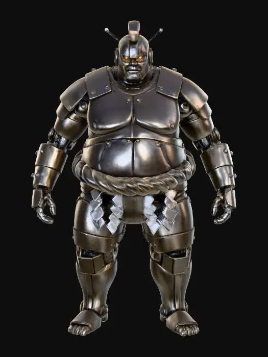 3D model for Samurai Bot, #villain#