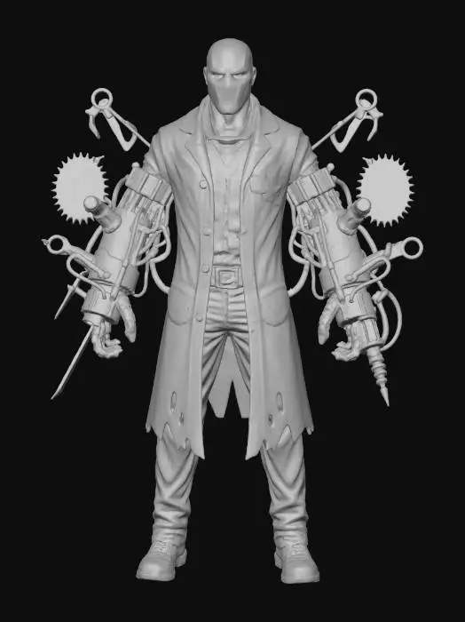 3D model for Cyber Surgeon, #villain#