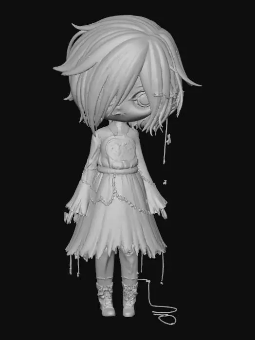 3D model for Lost in Time, #villain#