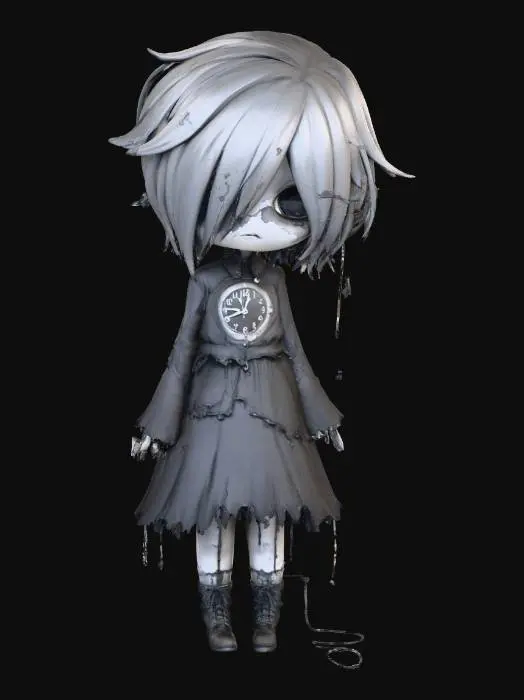 3D model for Lost in Time, #villain#