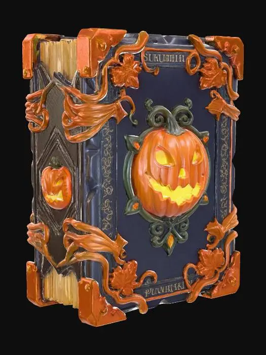 3D model for Pumpkin Grimoire