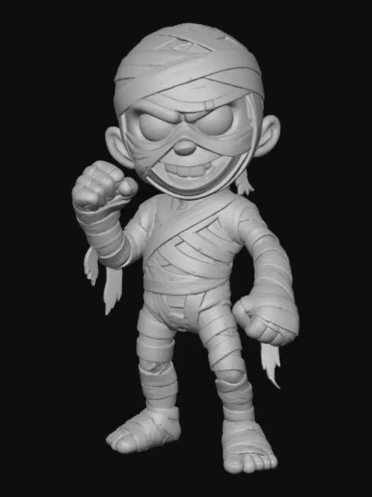 3D model for Mischievous Mummy, #Halloween2025#