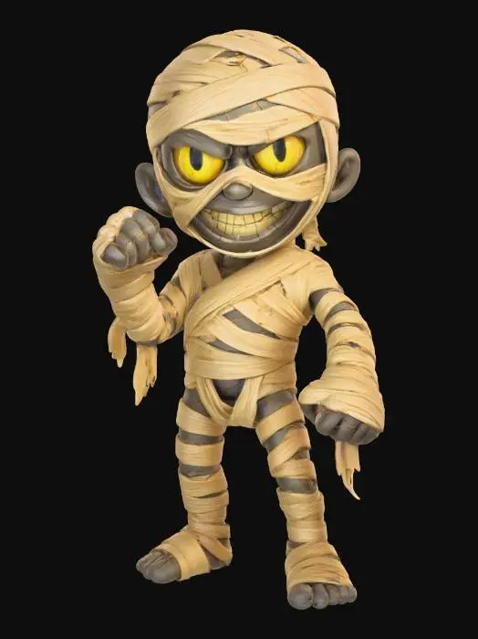 3D model for Mischievous Mummy, #Halloween2025#