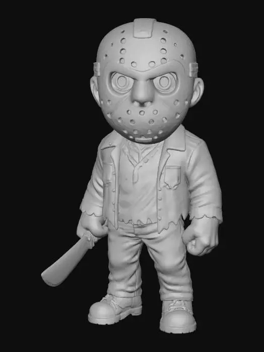 3D model for Hockey Masked Chibi, #Halloween2025#