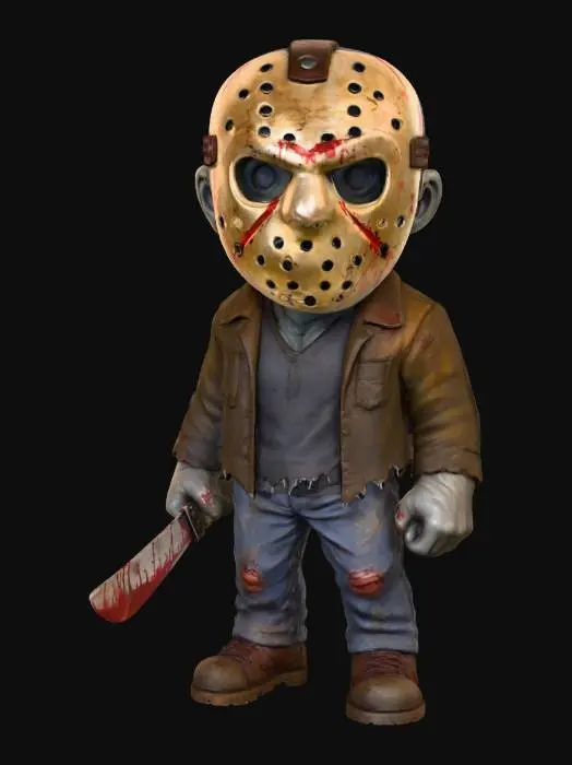 3D model for Hockey Masked Chibi, #Halloween2025#