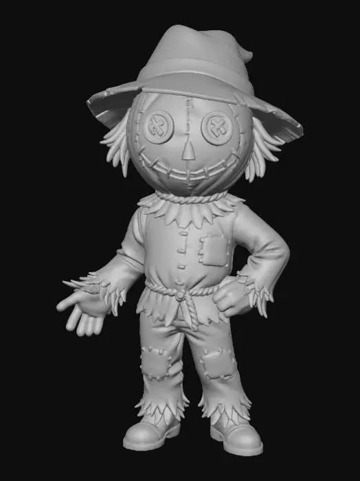 3D model for Scarecrow Smile, #Halloween2025#