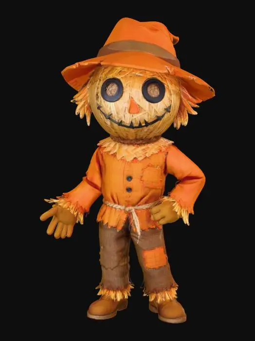 3D model for Scarecrow Smile, #Halloween2025#