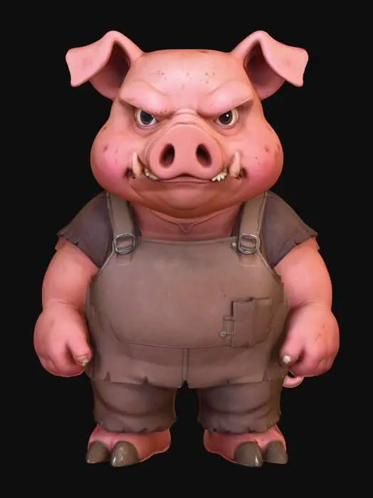 3D model for Gruff Piggy, #Halloween2025#