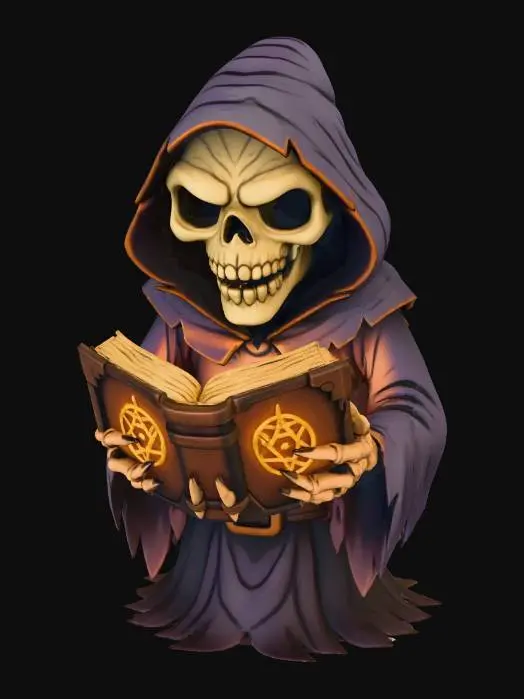 3D model for Reaper's Tome, #Halloween2025#