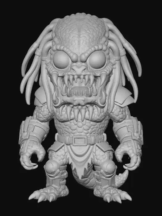 3D model for Green Beastling