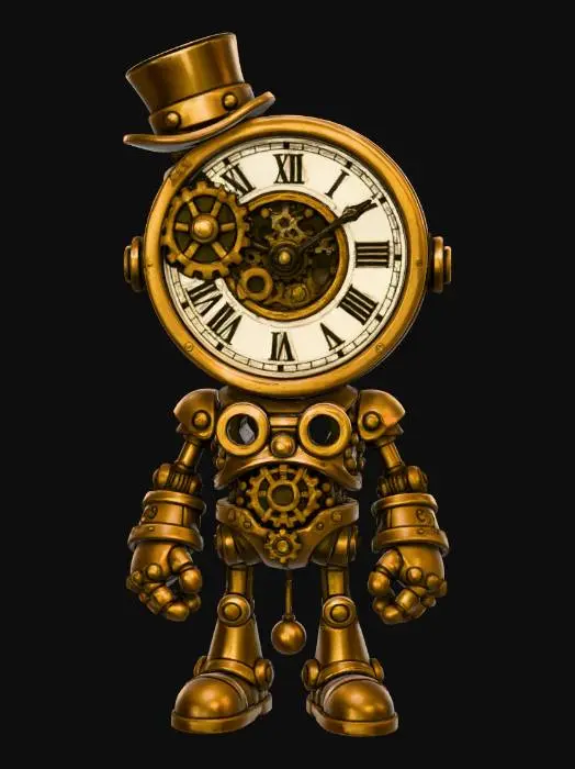3D model for Steampunk Timekeeper
