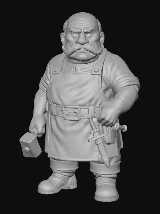 3D model for The Blacksmith