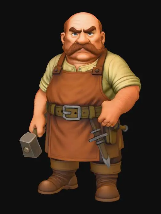 3D model for The Blacksmith