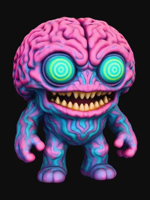 3D model for Whimsical Brainy Beast