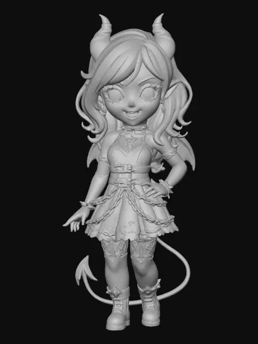 3D model for Gothic Pixie