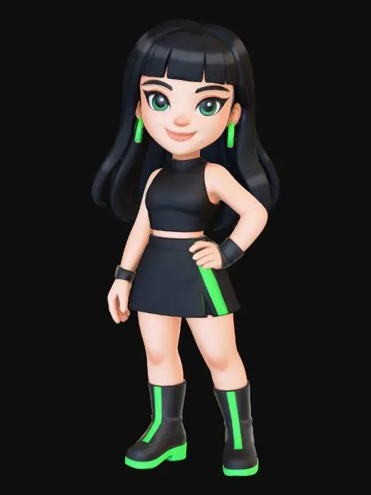 3D model for Emerald Vibes