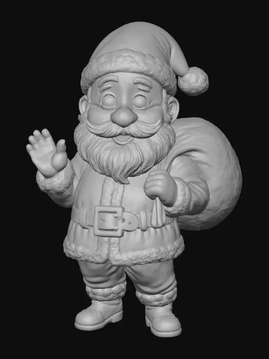 3D model for Santa's Greeting, #Christmas2025#