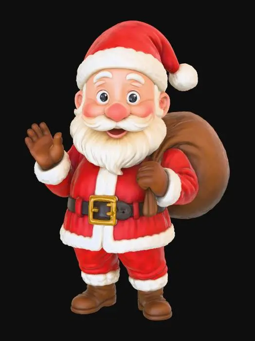 3D model for Santa's Greeting, #Christmas2025#