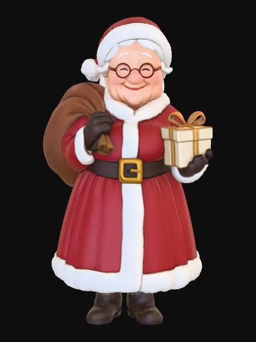 3D model for Mrs. Claus's Gift Delivery, #Christmas2025#