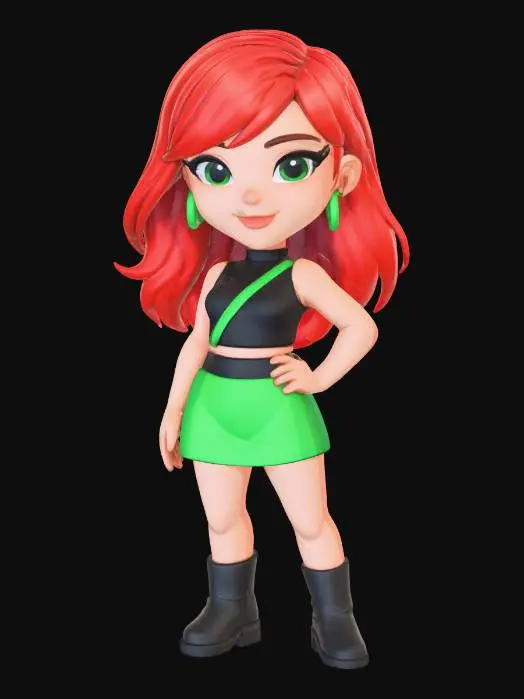 3D model for Emerald Flair