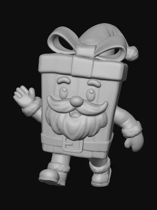 3D model for Santa Gift Box, #Christmas2025#