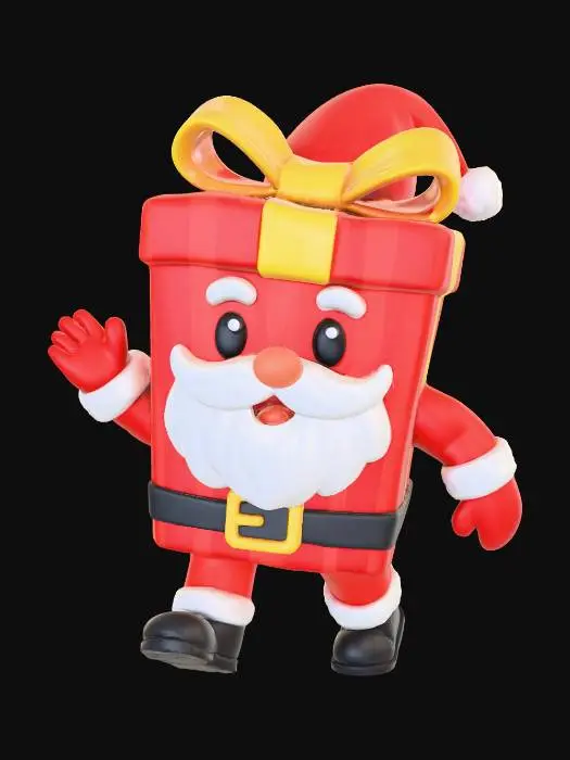 3D model for Santa Gift Box, #Christmas2025#