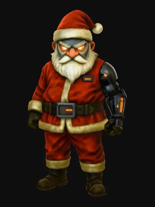 3D model for Cyber Claus Unleashed, #Christmas2025#
