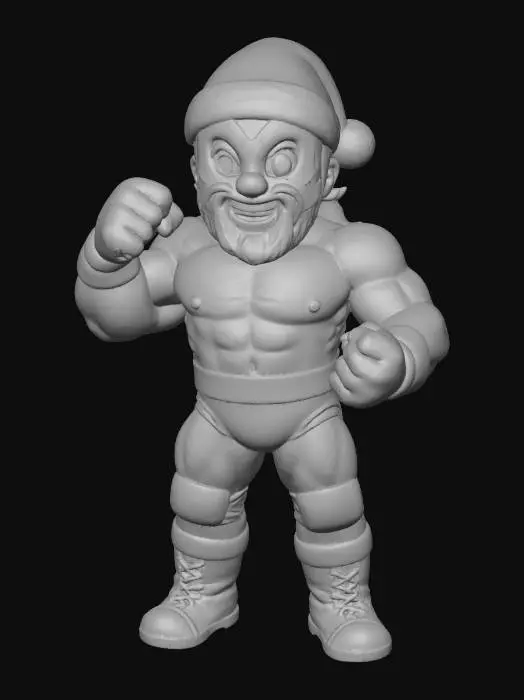 3D model for Santa Wrestler, #Christmas2025#