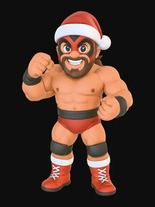 3D model for Santa Wrestler, #Christmas2025#