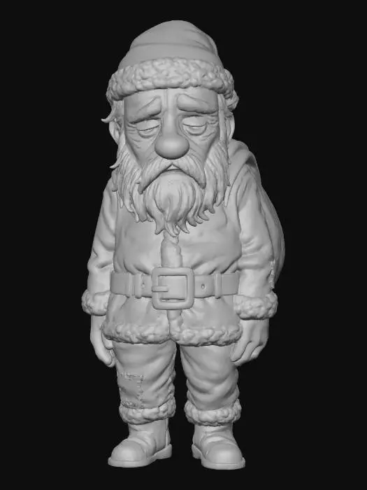 3D model for Melancholy Santa, #Christmas2025#