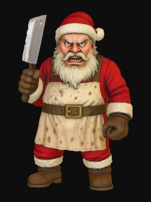 3D model for Santa the Butcher, #Christmas2025#