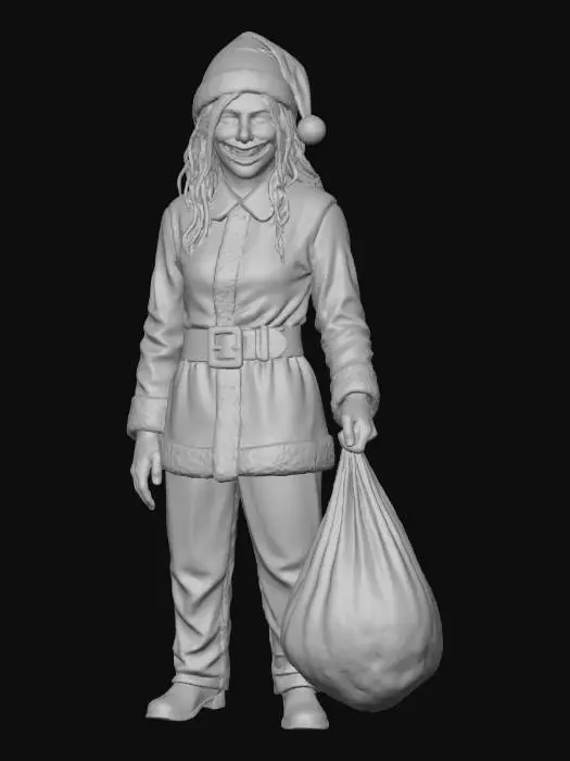 3D model for Dark Christmas Visitor, #Christmas2025#