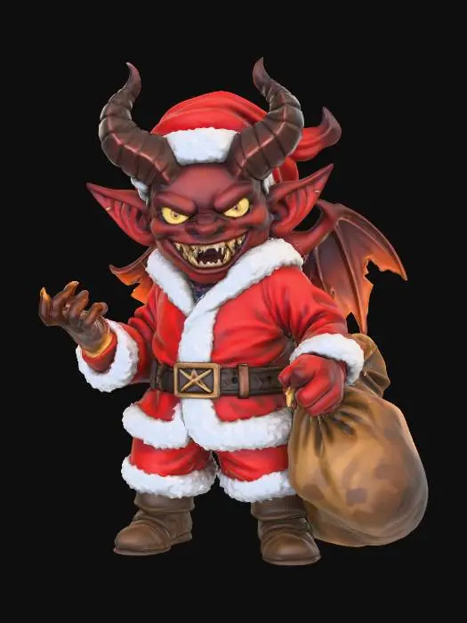 3D model for Krampus Claus, #Christmas2025#