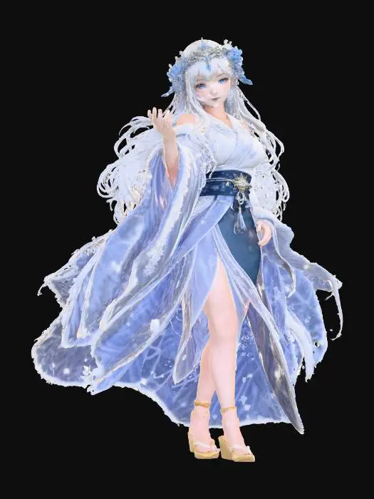 3D model for Enchanted Winter Empress, #Christmas2025#