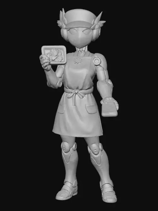 3D model for Frosty Chef Bot, #Christmas2025#