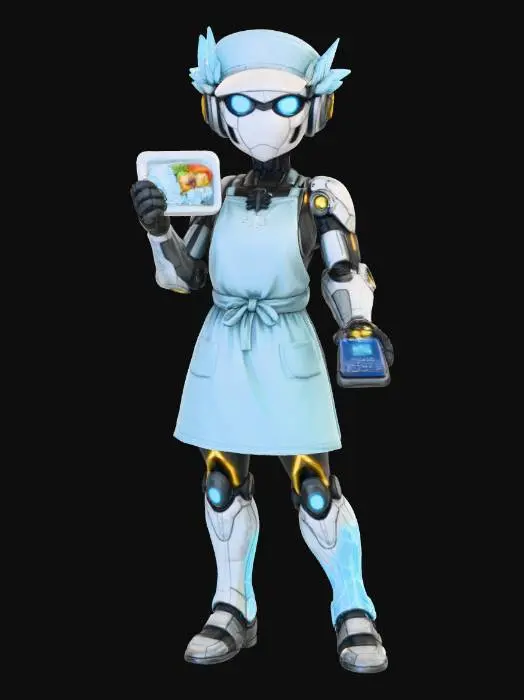 3D model for Frosty Chef Bot, #Christmas2025#