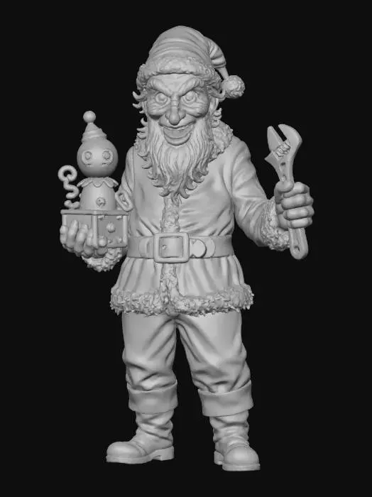 3D model for Twisted Santa's Workshop, #Christmas2025#